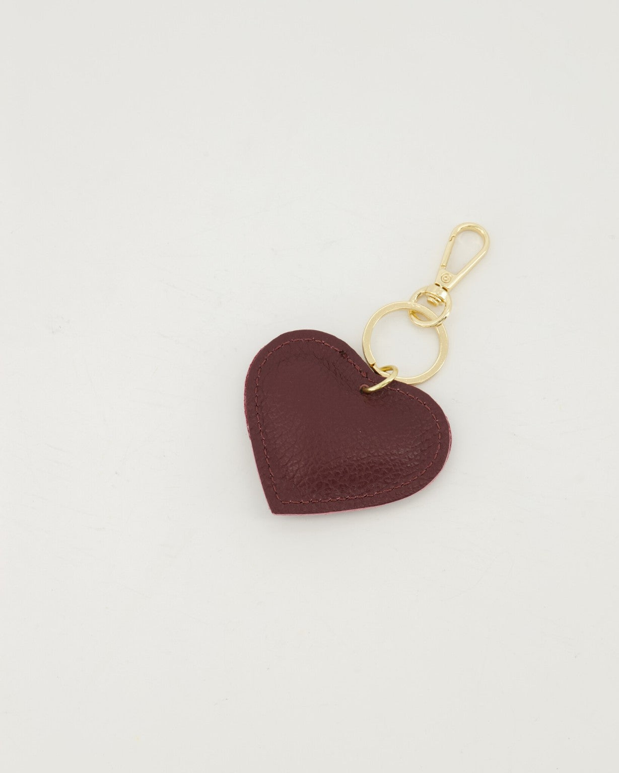 The Bordeaux Heart Charm